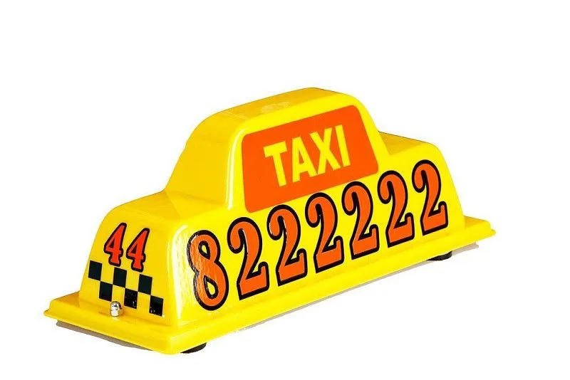  шашки такси на крышу автомобиля 